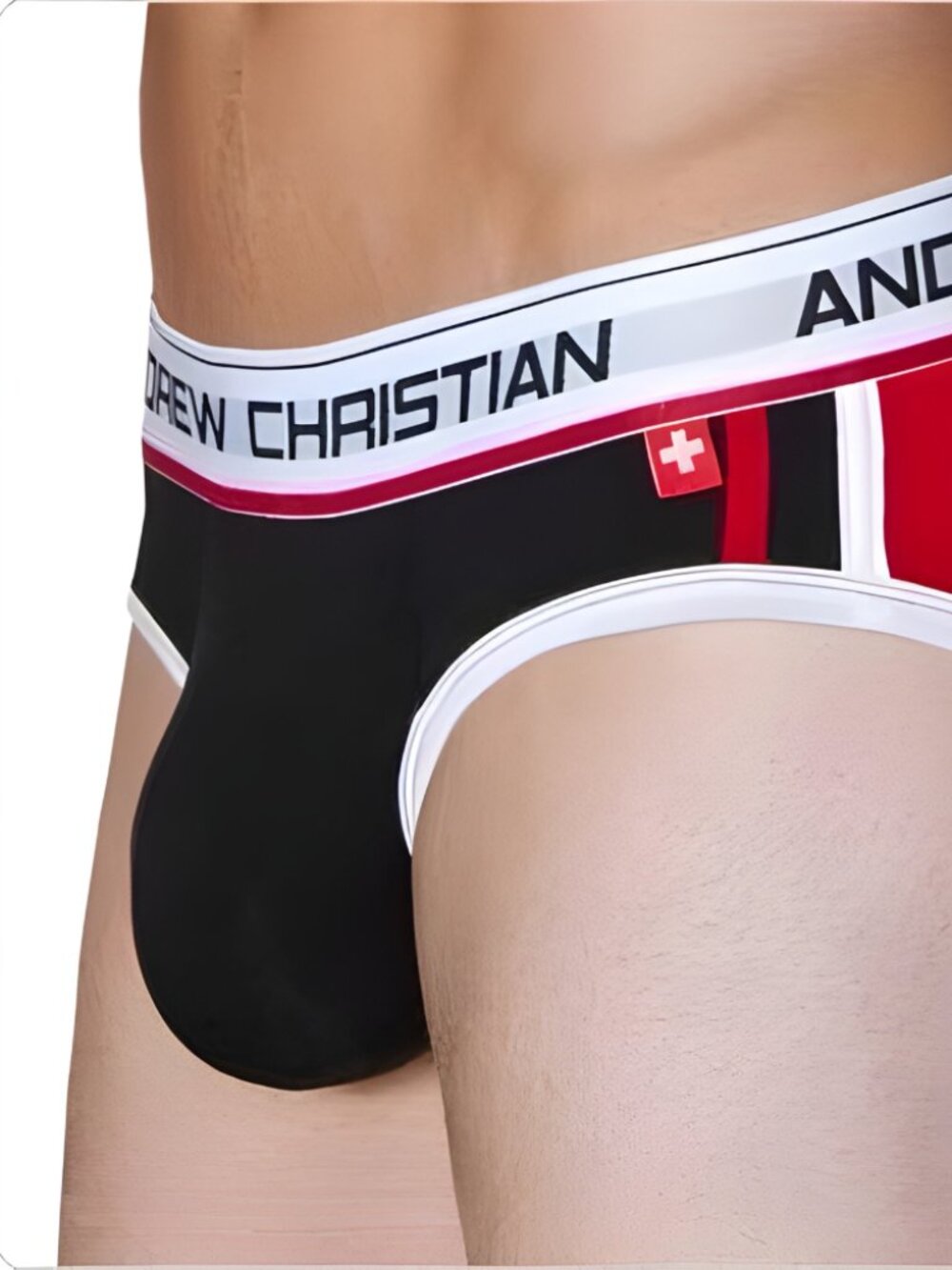 Andrew Christian Vintage Briefs Medium Black NEW